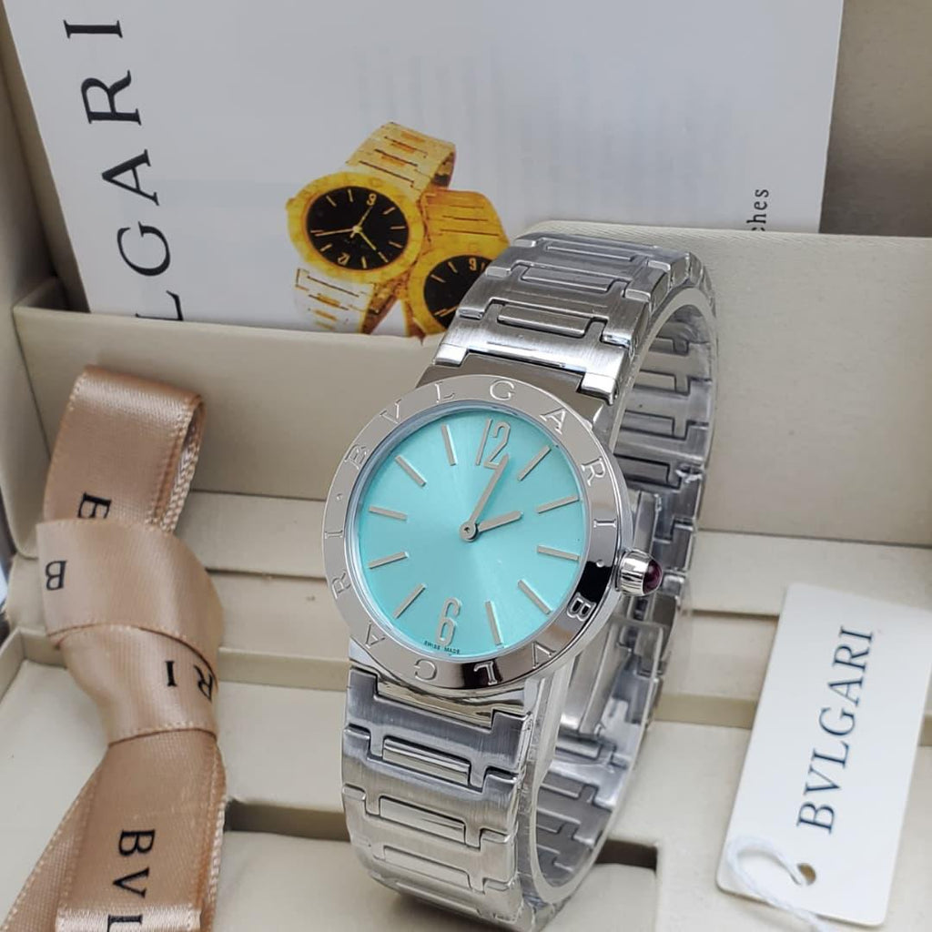 Bvlgari Style Stainless Steel Luxury Watch