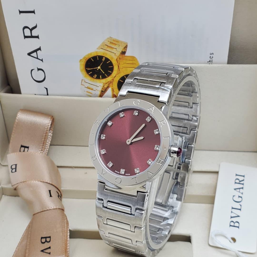 Bvlgari Style Stainless Steel Luxury Watch