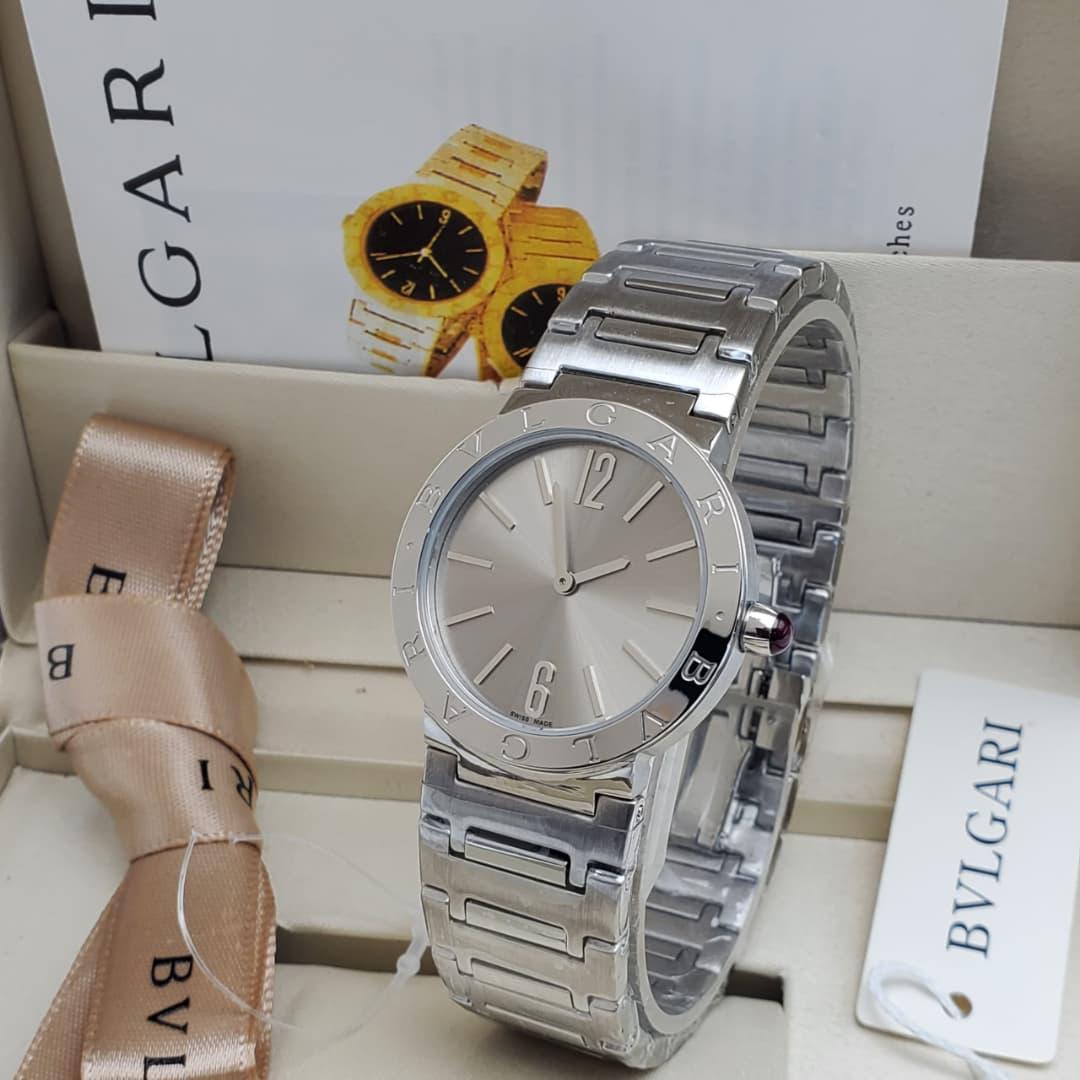Bvlgari Style Stainless Steel Luxury Watch