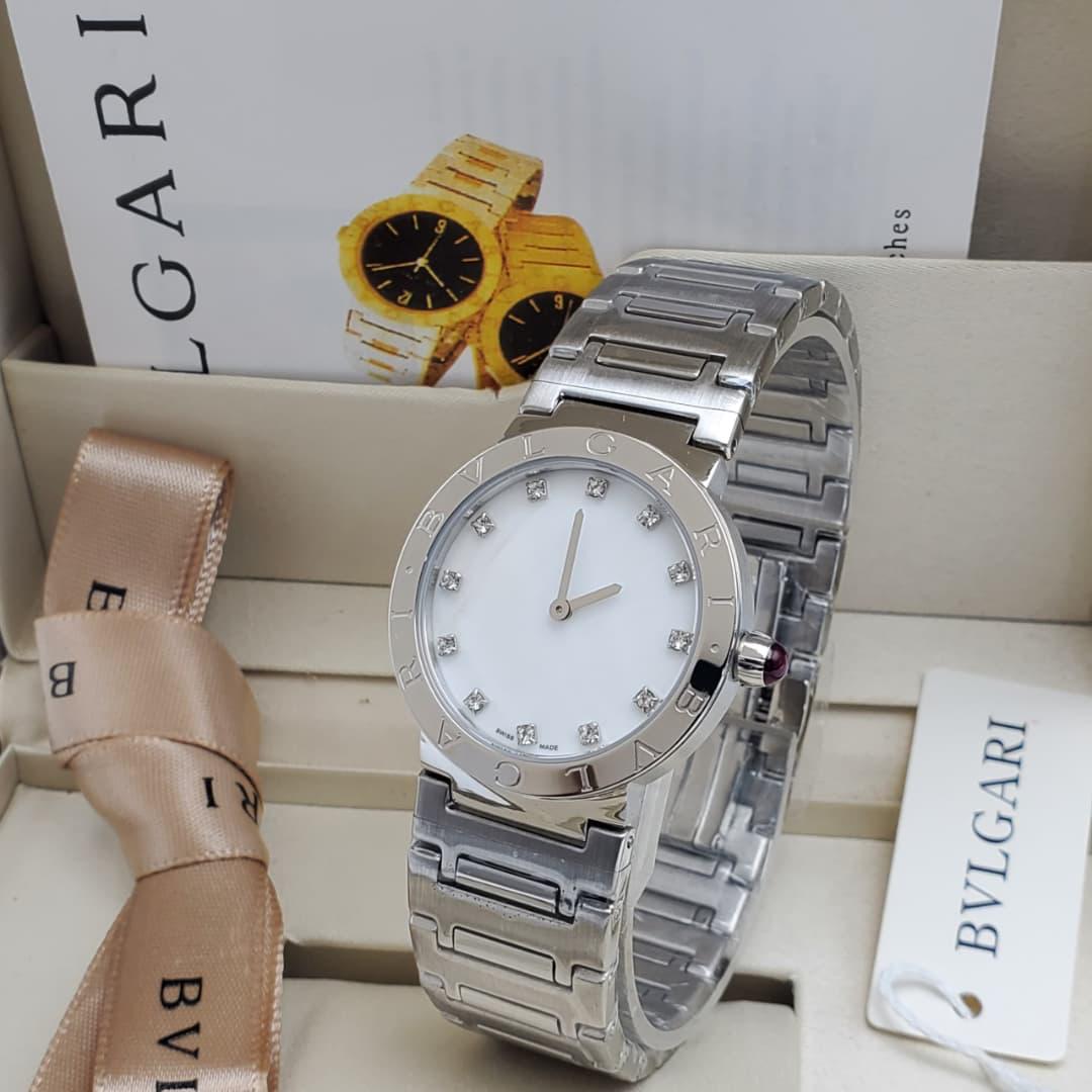 Bvlgari Style Stainless Steel Luxury Watch