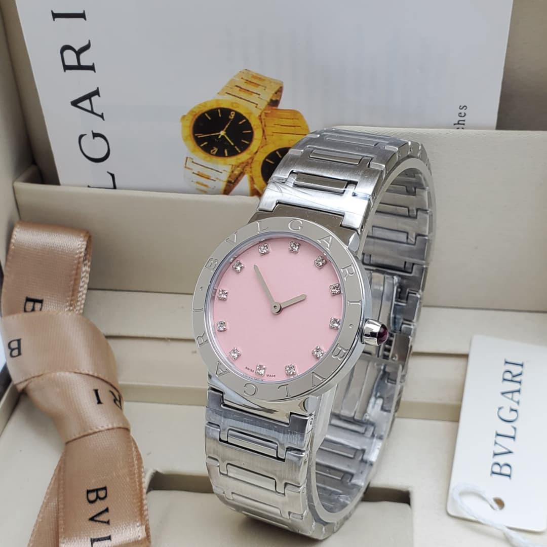 Bvlgari Style Stainless Steel Luxury Watch