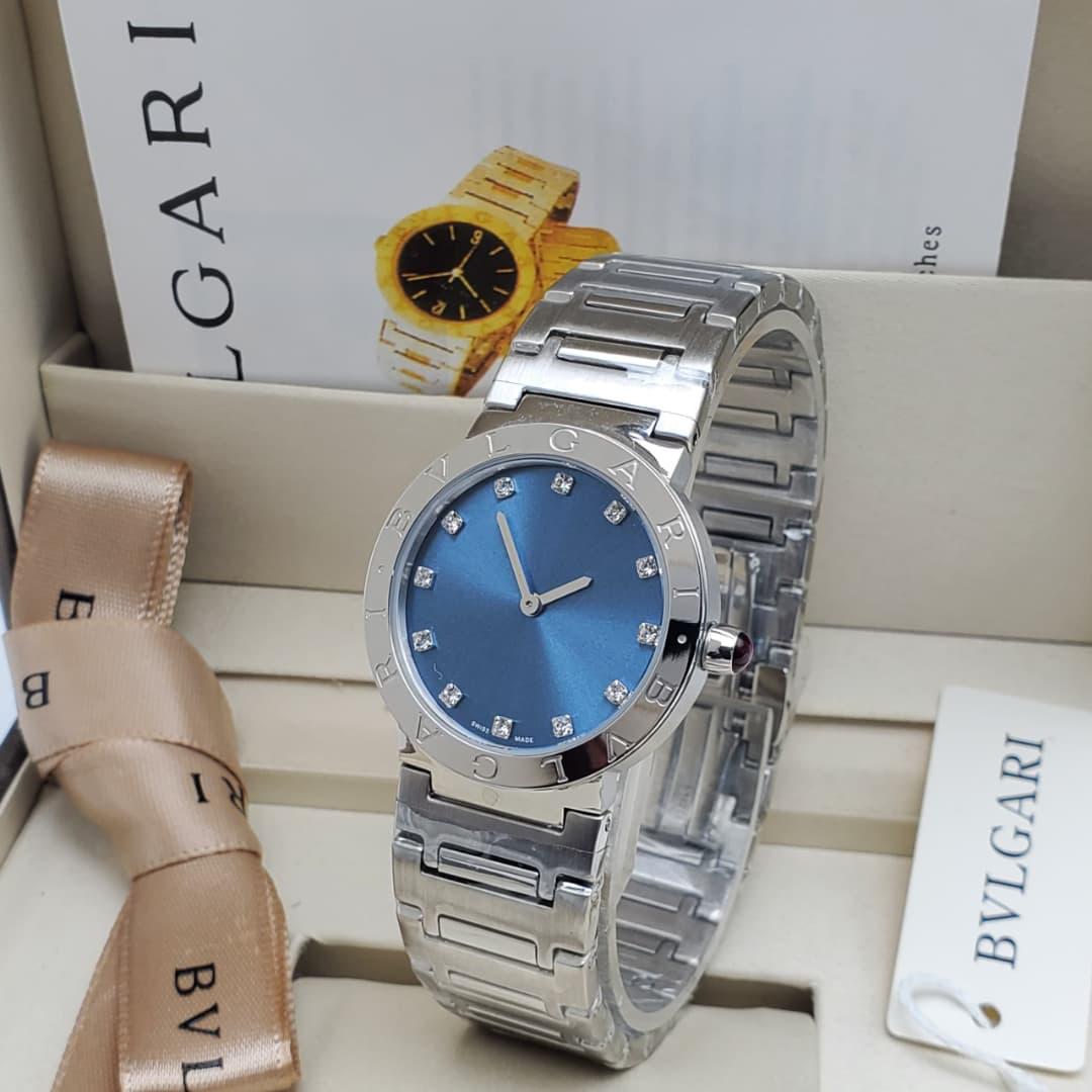 Bvlgari Style Stainless Steel Luxury Watch