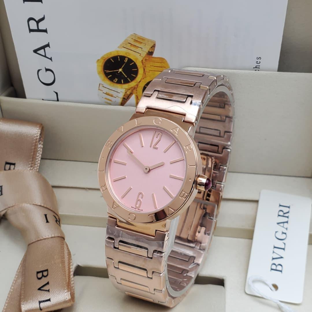 Bvlgari Style Stainless Steel Luxury Watch