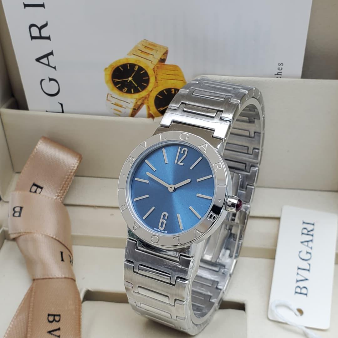 Bvlgari Style Stainless Steel Luxury Watch