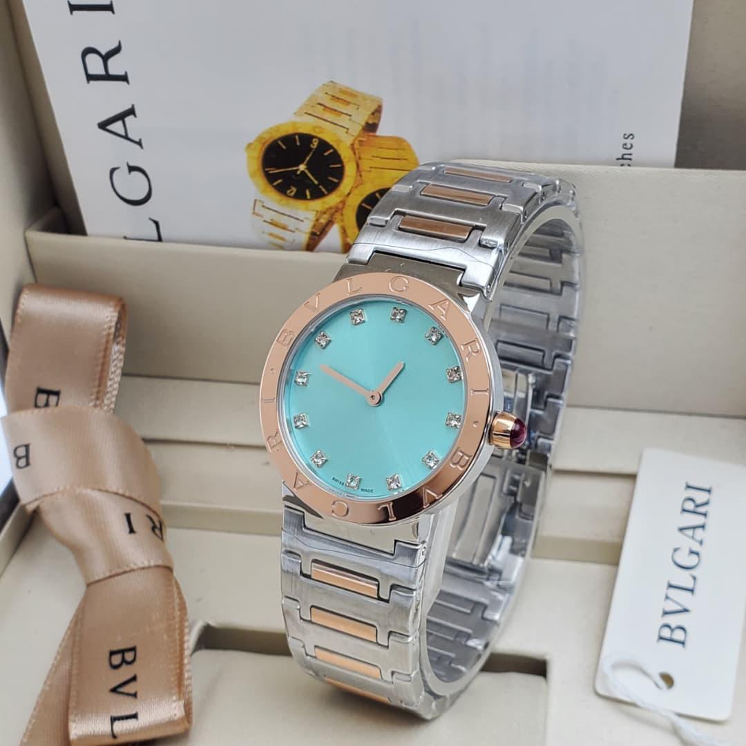 Bvlgari Style Stainless Steel Luxury Watch
