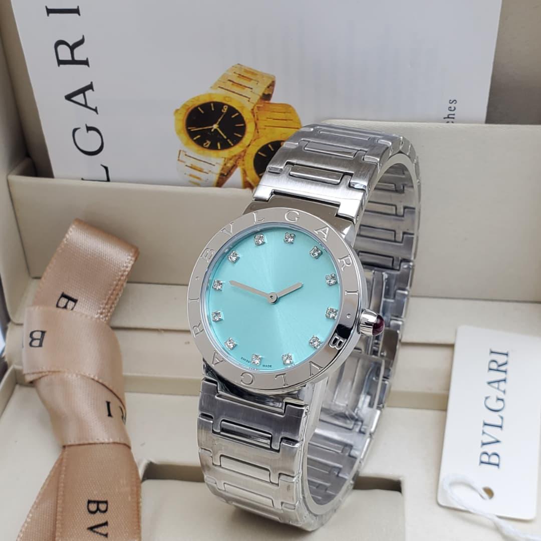 Bvlgari Style Stainless Steel Luxury Watch