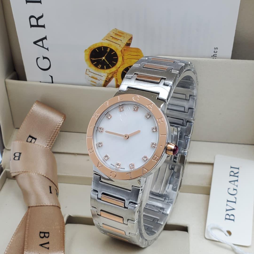 Bvlgari Style Stainless Steel Luxury Watch