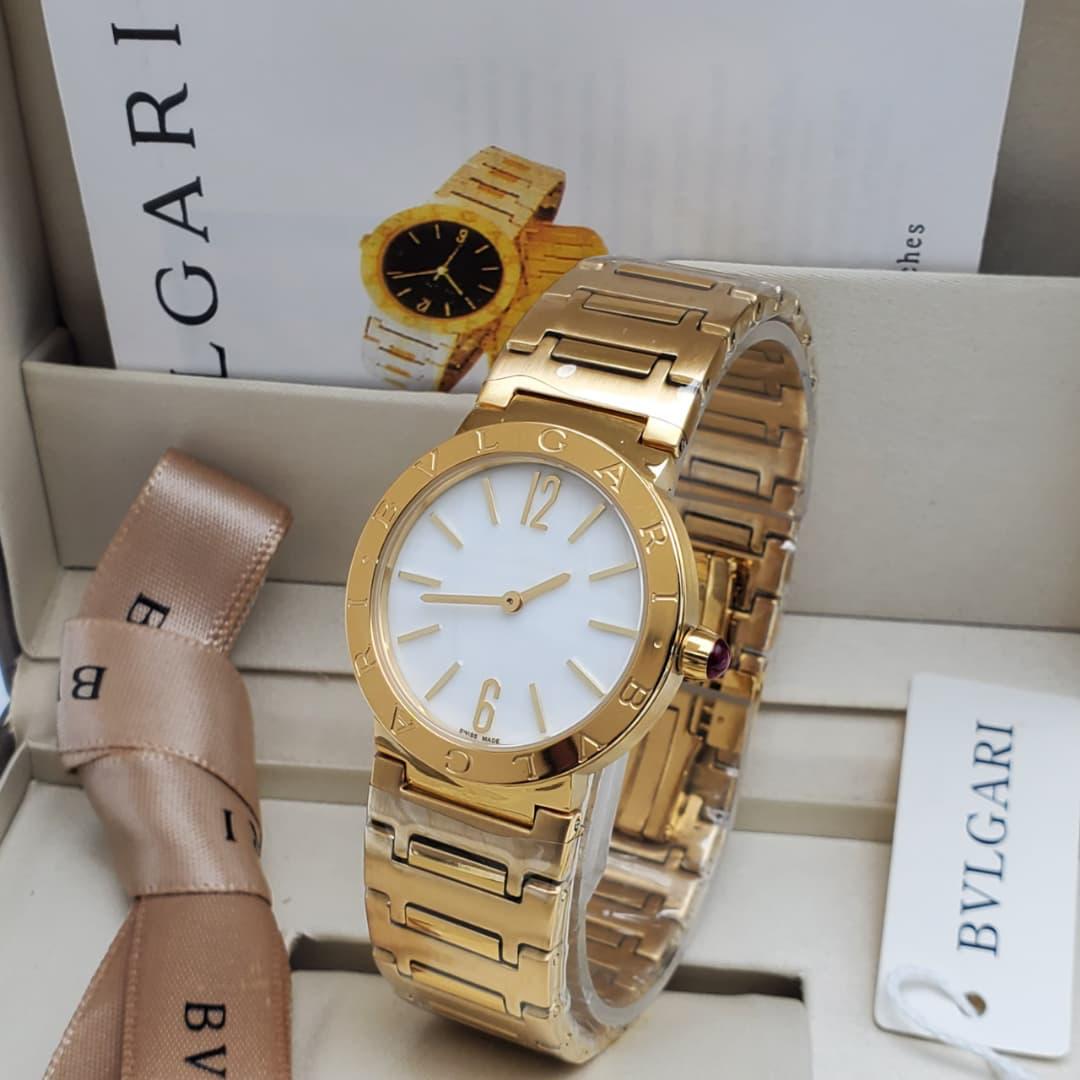 Bvlgari Style Stainless Steel Luxury Watch