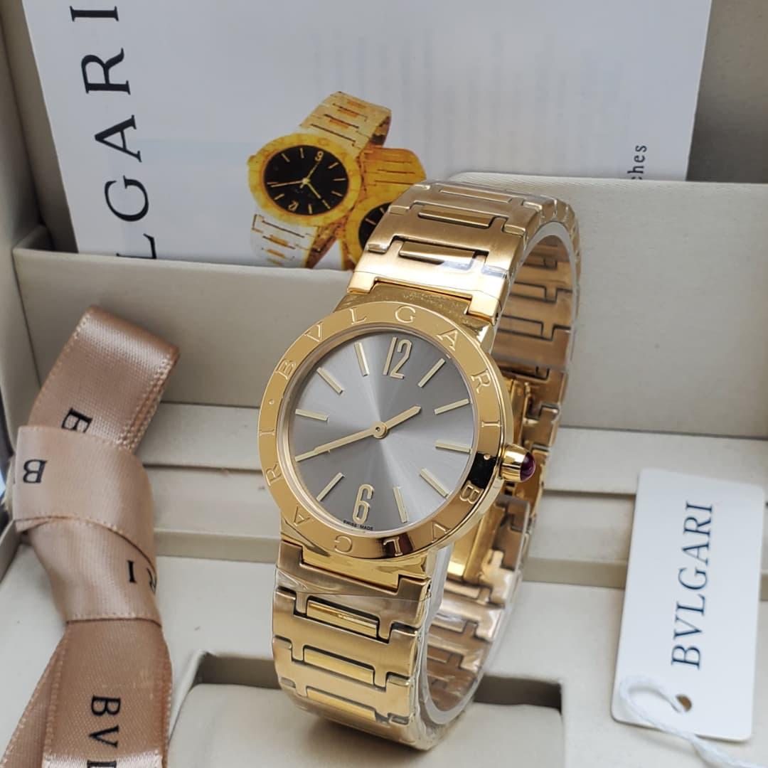 Bvlgari Style Stainless Steel Luxury Watch