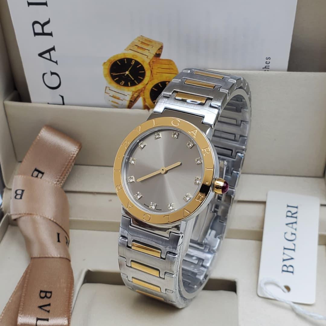 Bvlgari Style Stainless Steel Luxury Watch