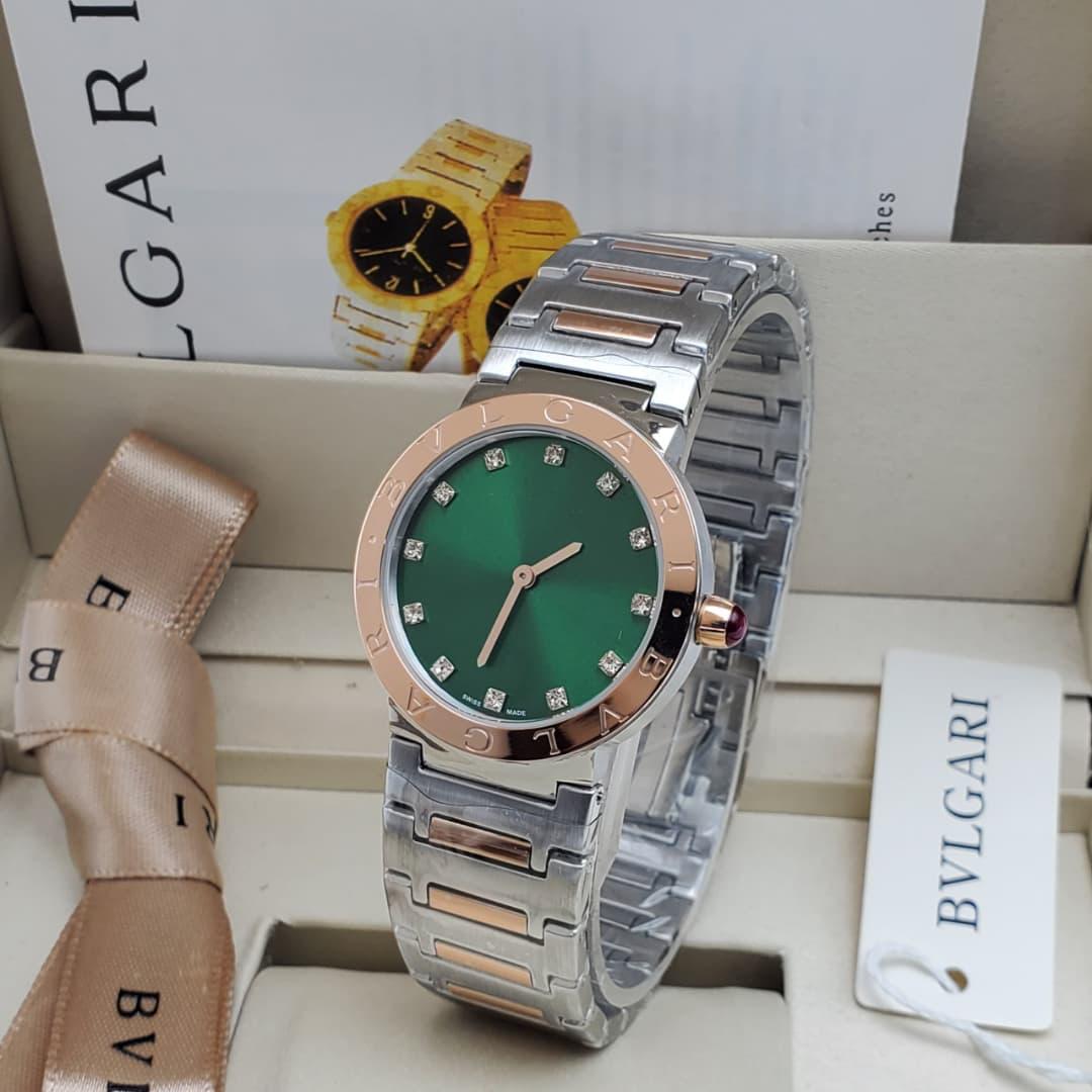 Bvlgari Style Stainless Steel Luxury Watch
