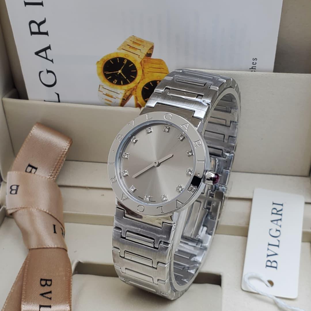 Bvlgari Style Stainless Steel Luxury Watch
