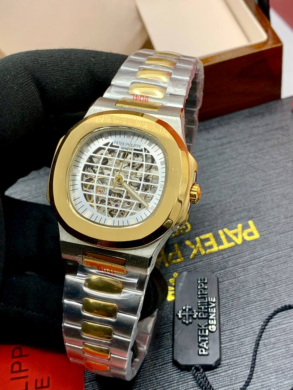 Patek Philippe Nautilus Skeleton – Two Tone Gold Edition