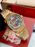 Patek Philippe Skeleton Gold Luxury Watch
