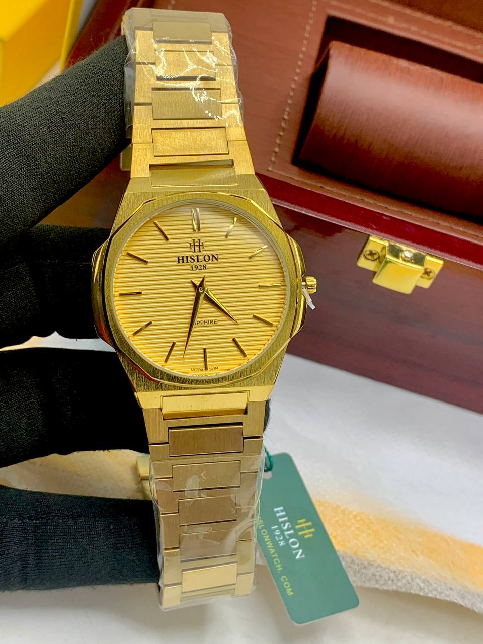 Hilson Gold Stainless Steel Luxury Watch