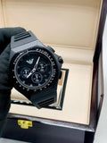 Emporio Armani Black Chronograph Watch