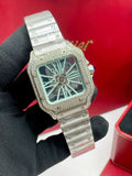 Cartier Skeleton Diamond Bezel Watch