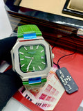 Patek Philippe Square Dial Leather Watch