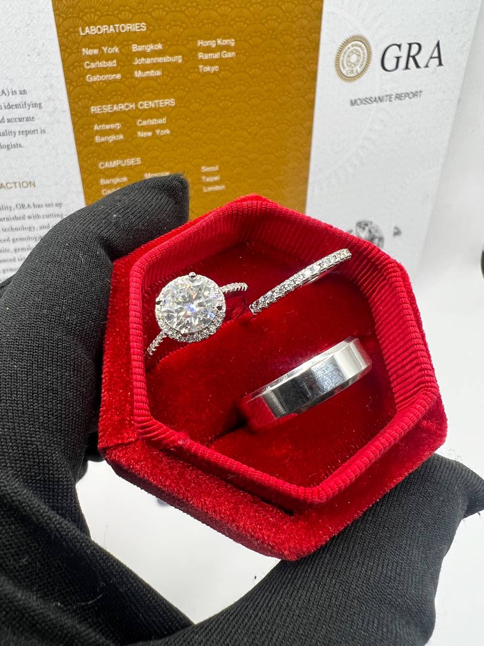 VVS Moissanite Diamond Ring