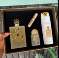Lattafa Pride Tharwah Gold 3 Piece Gift Set