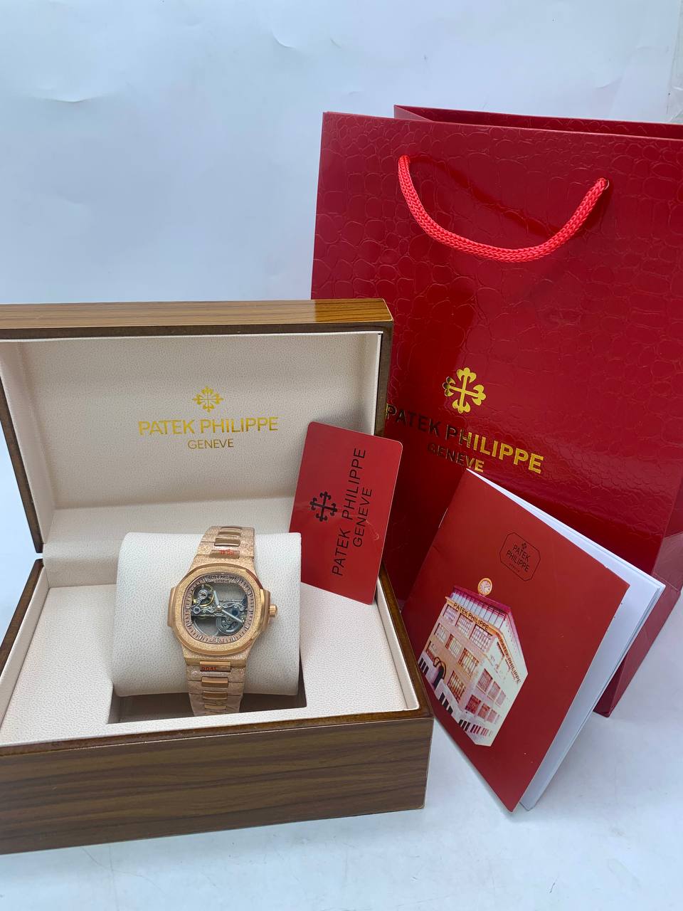 Patek Philippe Nautilus Skeleton – Rose Gold Iced Edition