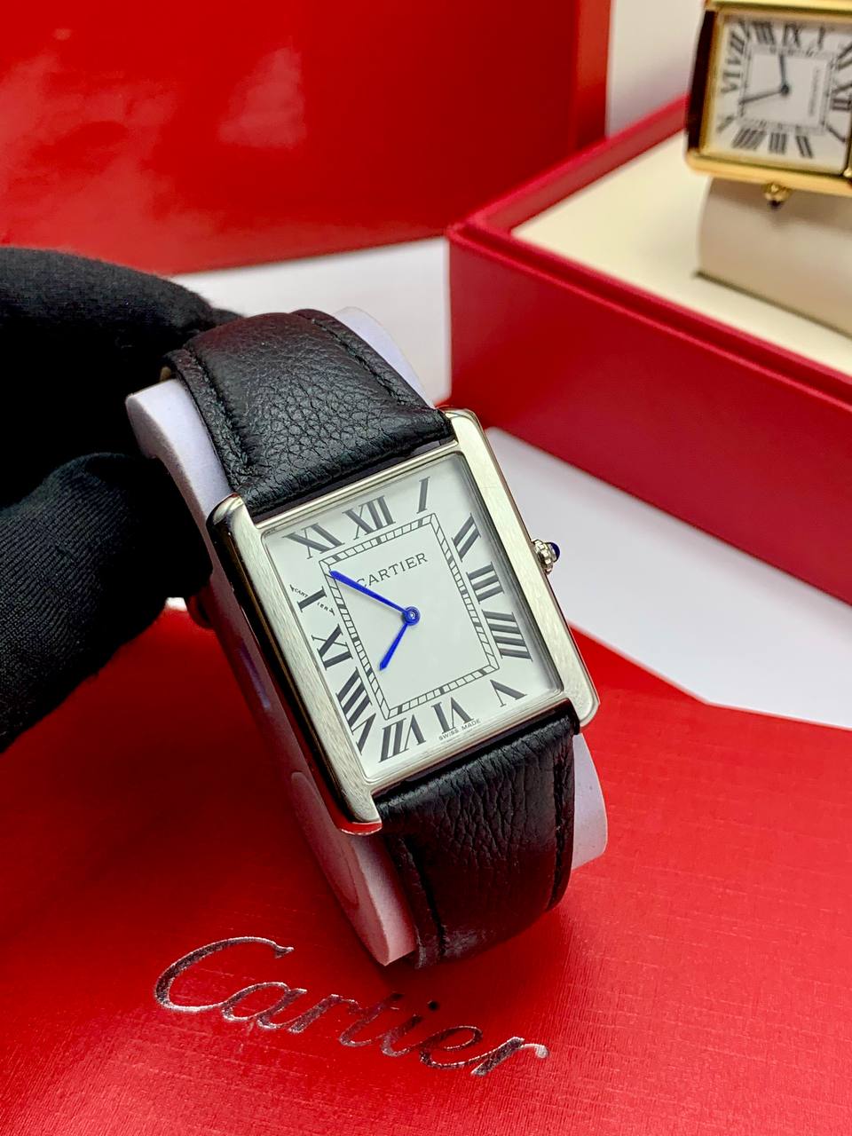 Cartier Tank Leather Watch