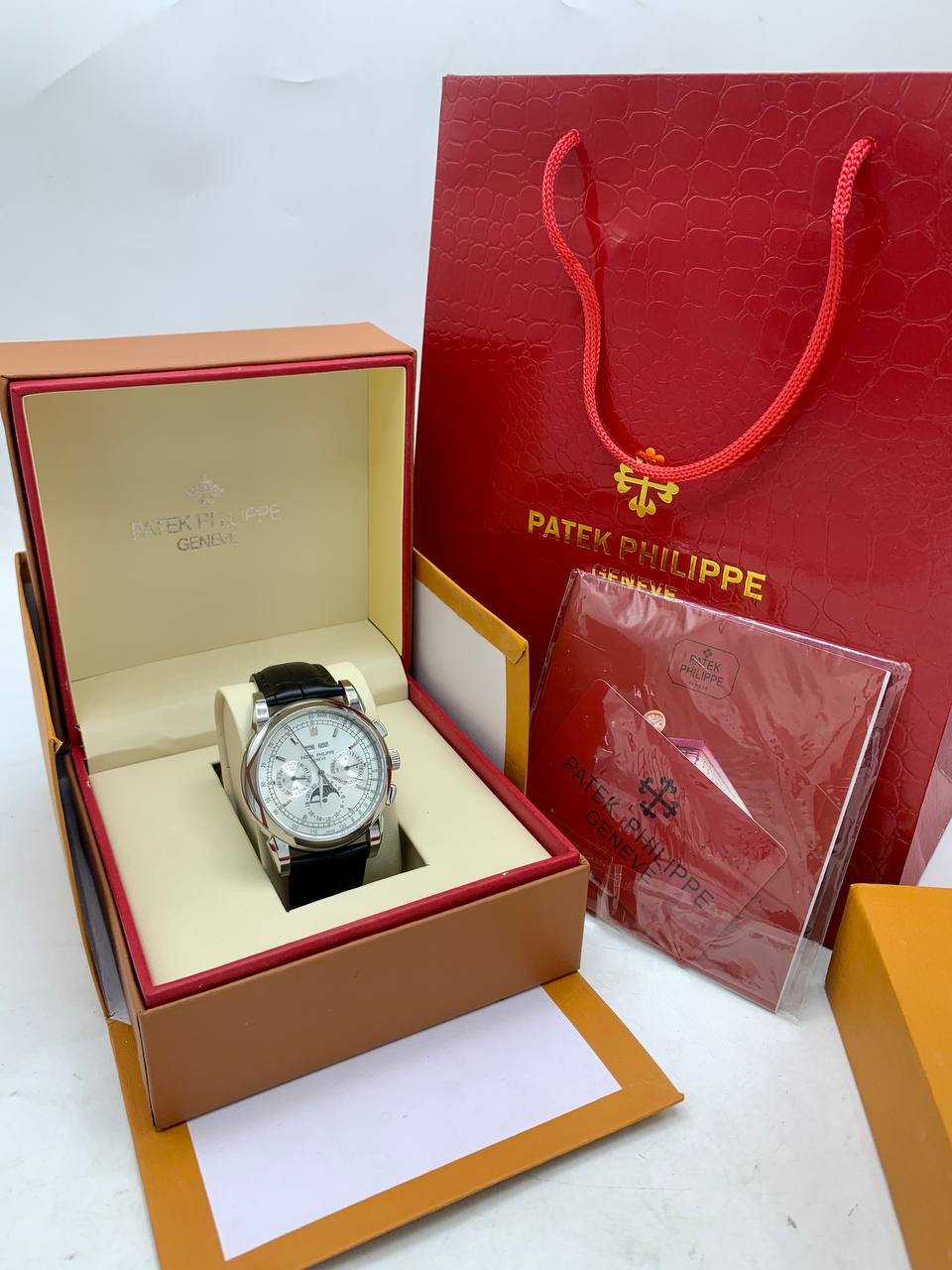 Patek Philippe Leather Strap Watch