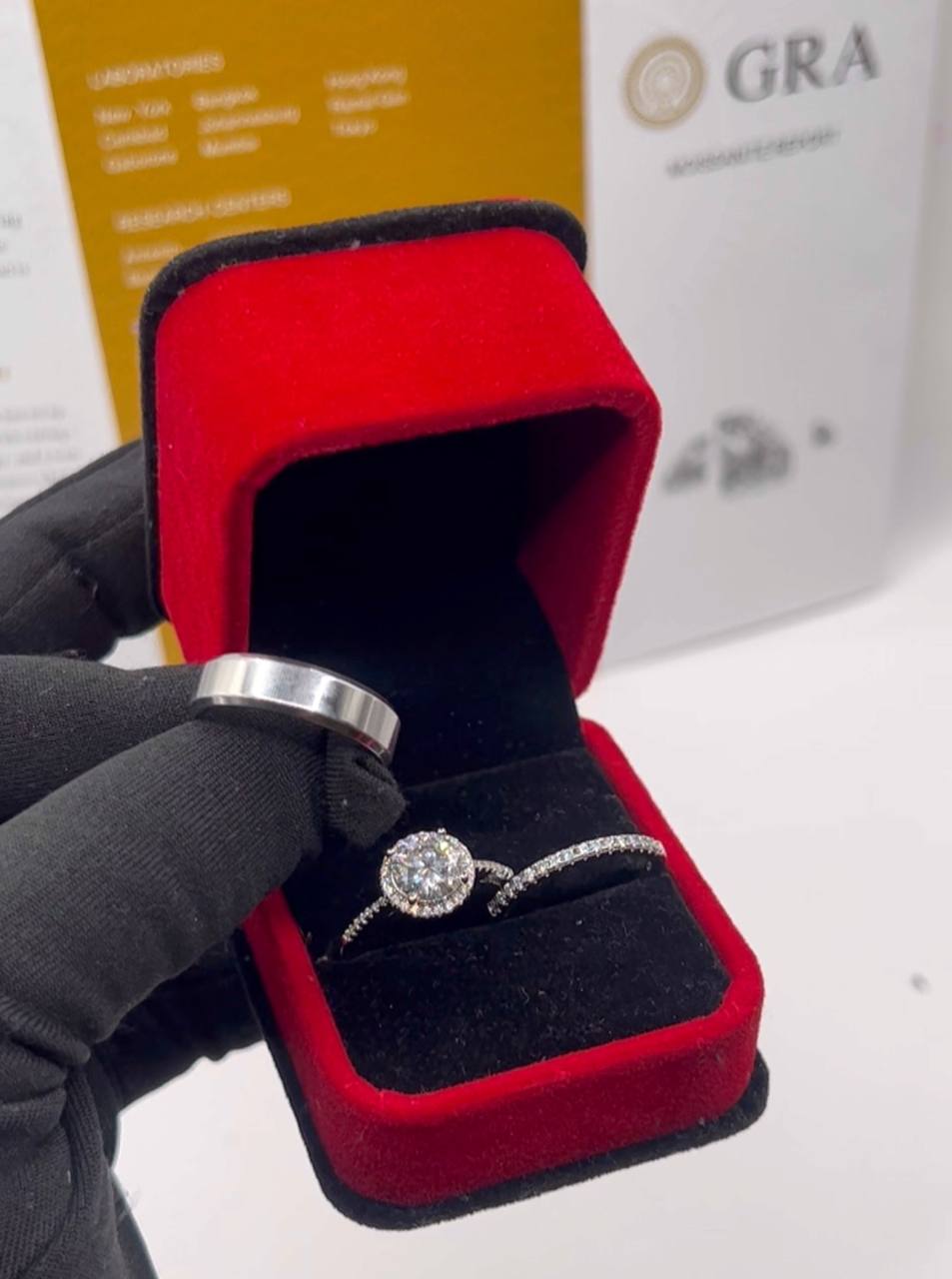 VVS Moissanite Diamond Ring