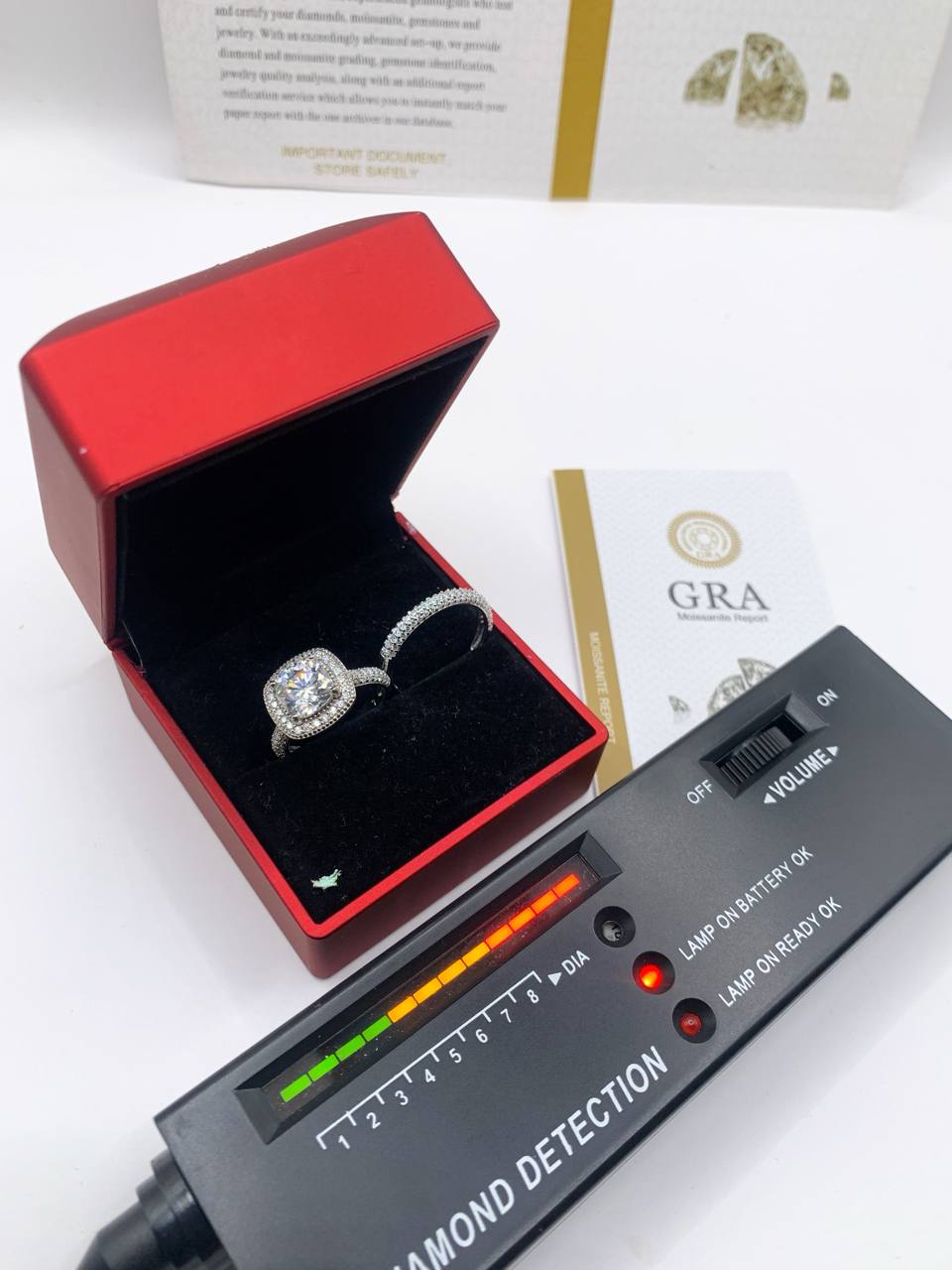 VVS Moissanite Engagement Ring