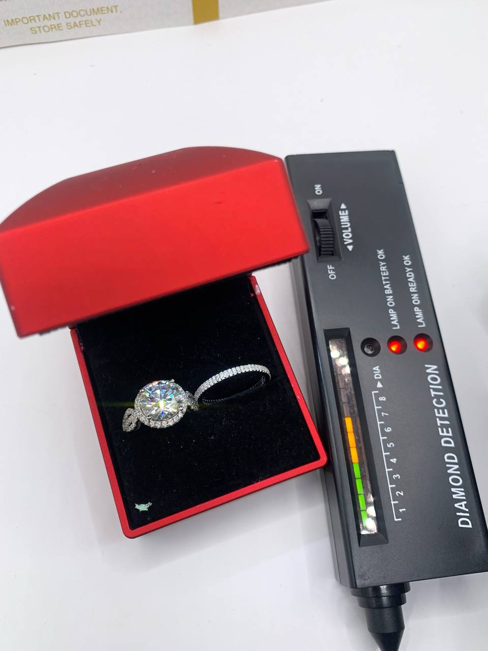 VVS Moissanite Engagement Ring