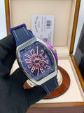 Franck Muller Vanguard Yachting Blue Dial Watch