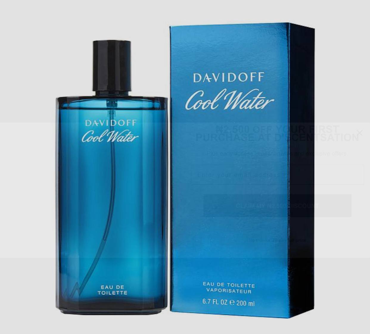 Davidoff Cool Water Eau de Toilette for Men, 125 ml