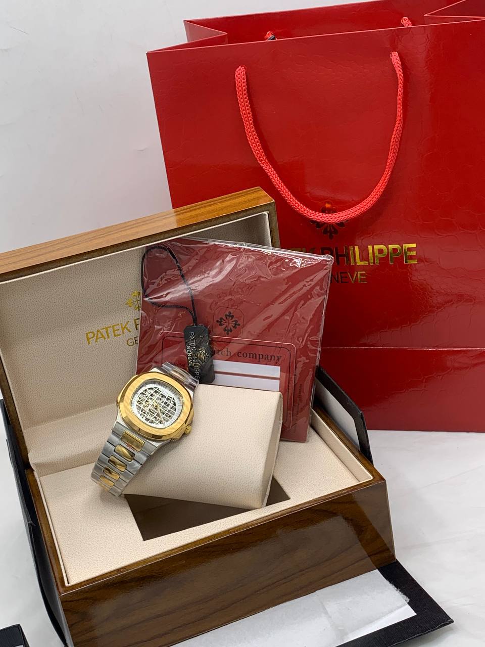 Patek Philippe Nautilus Skeleton – Two Tone Gold Edition