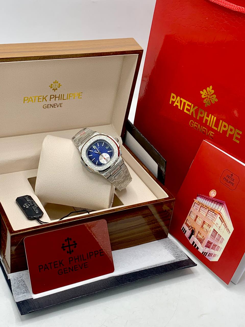 Patek Philippe Engraved Chronograph Watch