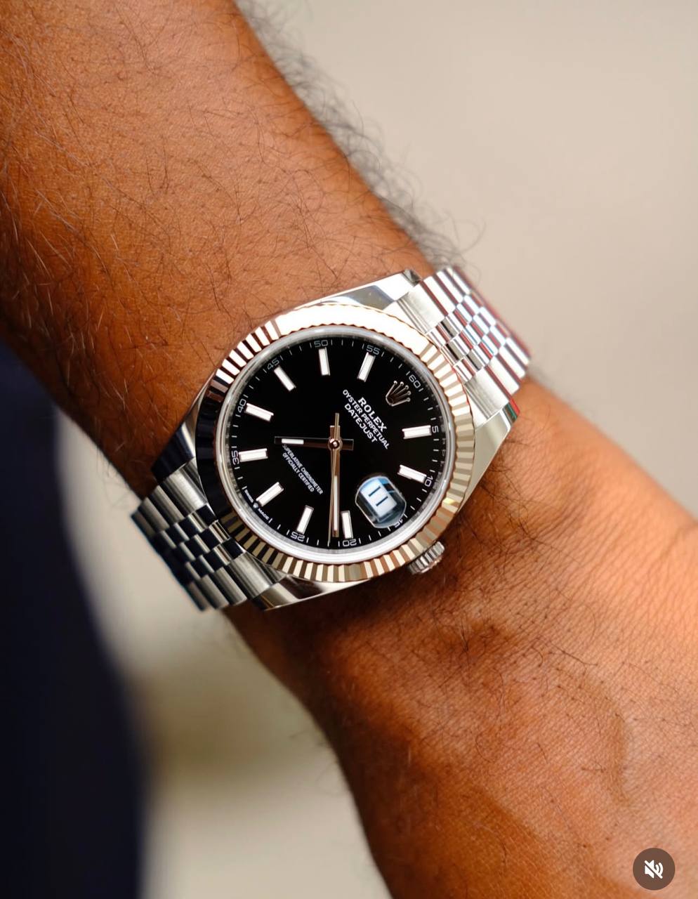 Rolex Datejust Black Dial