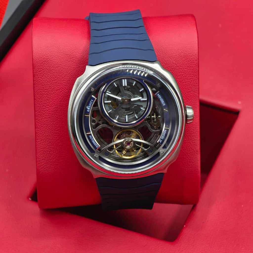 Bonest Gatti Luxury Stainless Steel Automatic Watch – Ice Dial / Skeleton Back