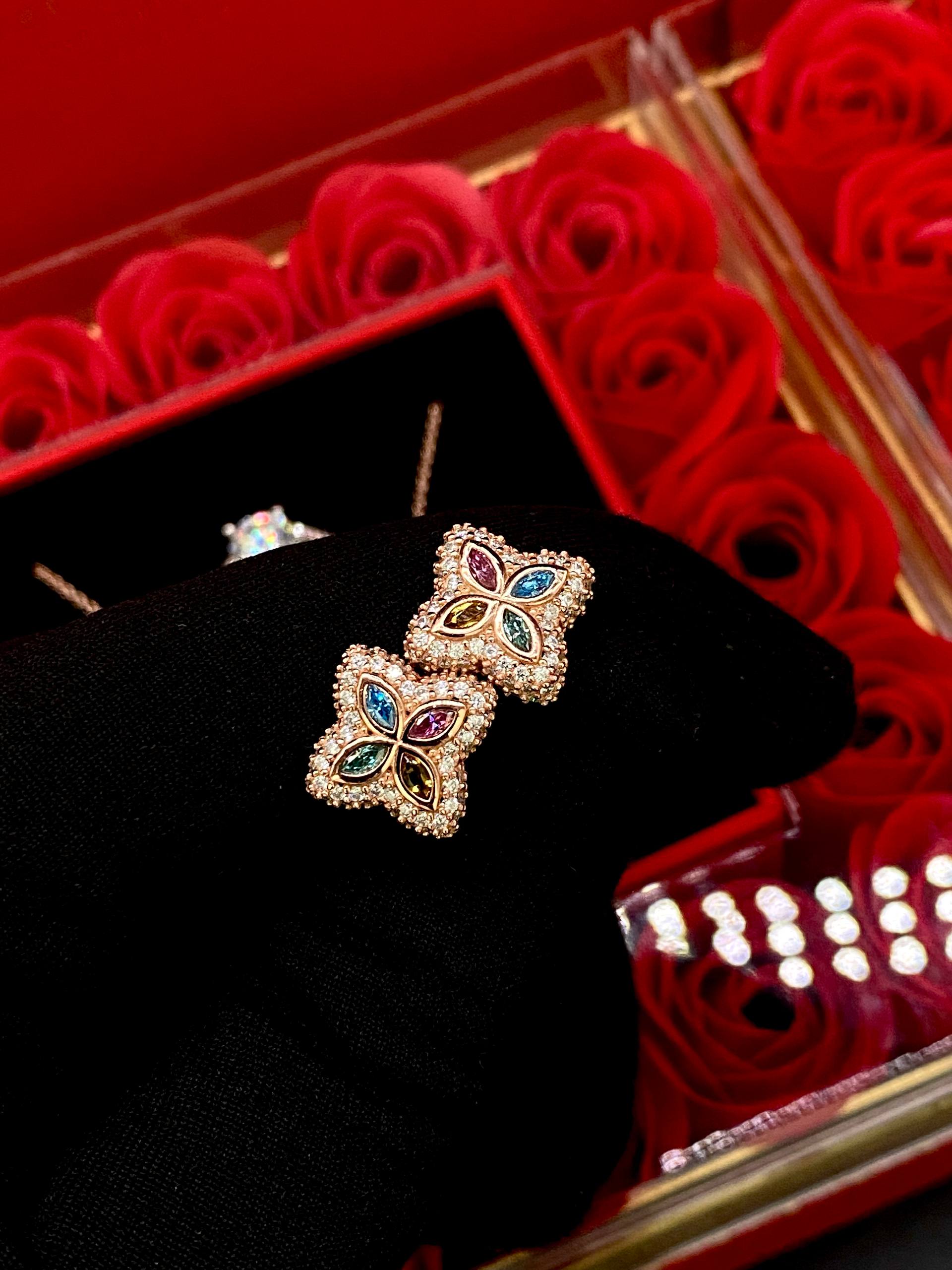 VVS Moissanite Diamond Jewelry Set