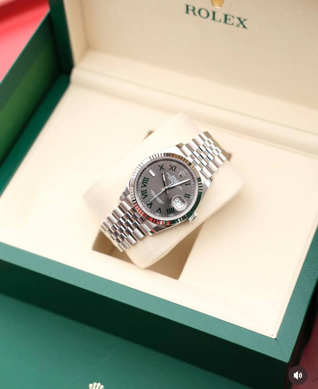 Rolex Datejust Grey Roman Dial