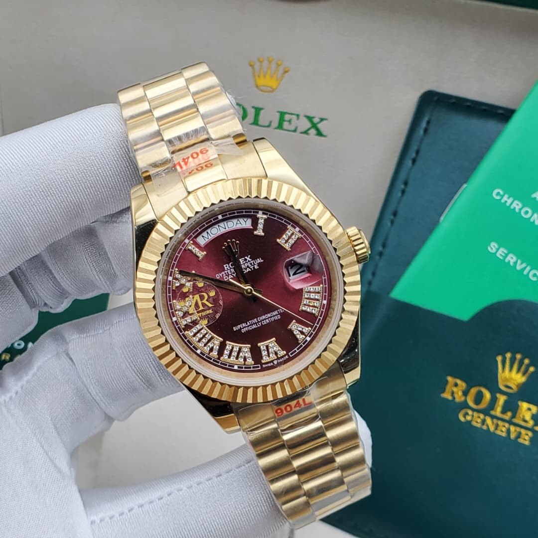 Rolex Day-Date Presidential Rose Gold Turquoise Dial
