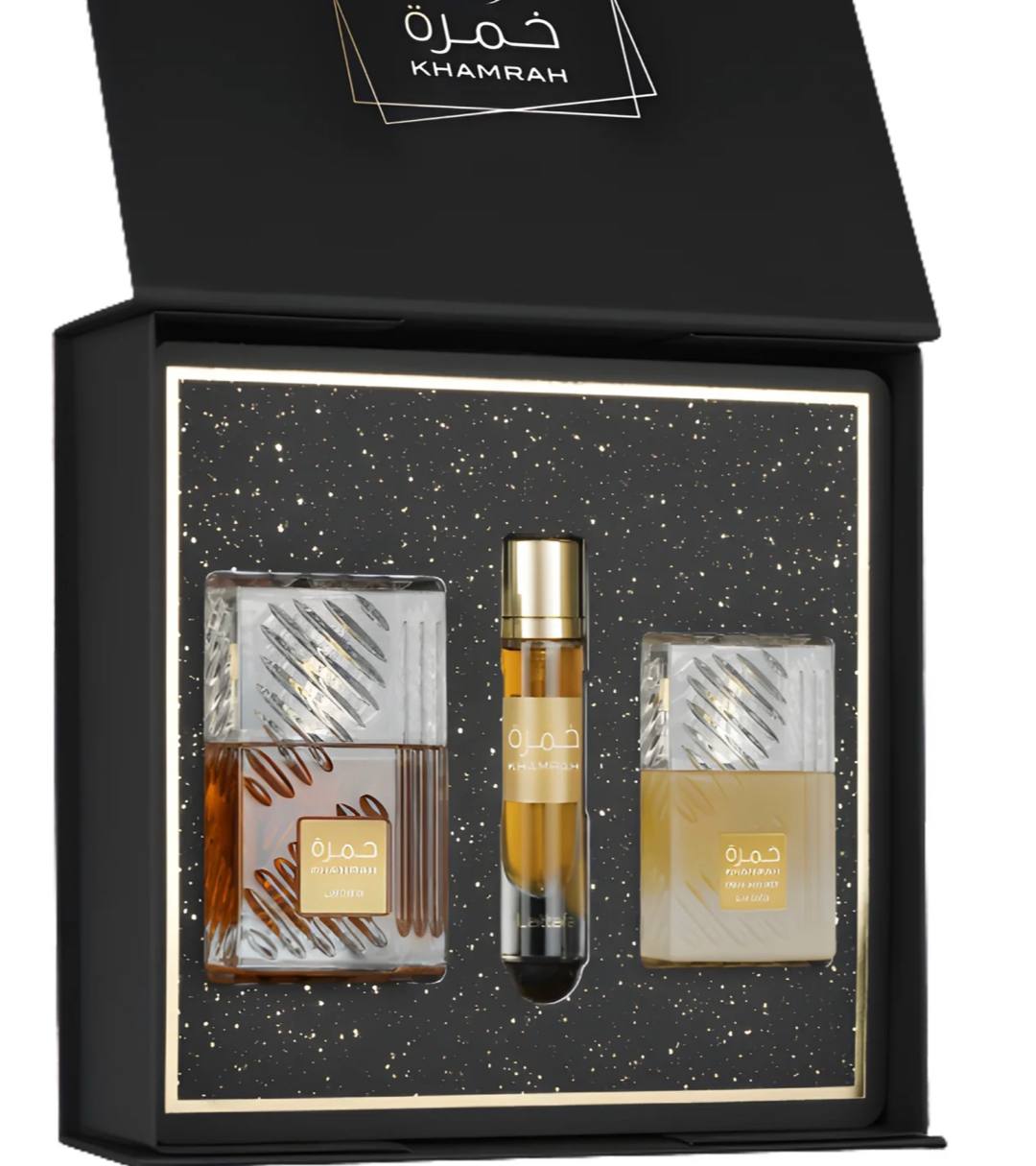 Lattafa Khamrah 3 Pieces Gift Set