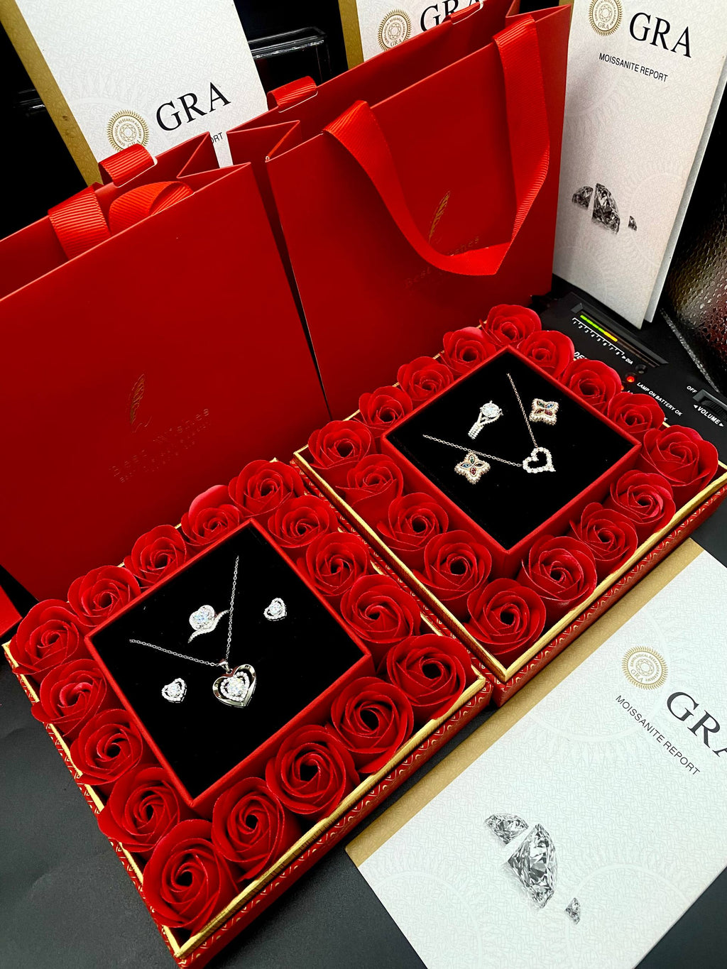 VVS Moissanite Diamond Jewelry Set