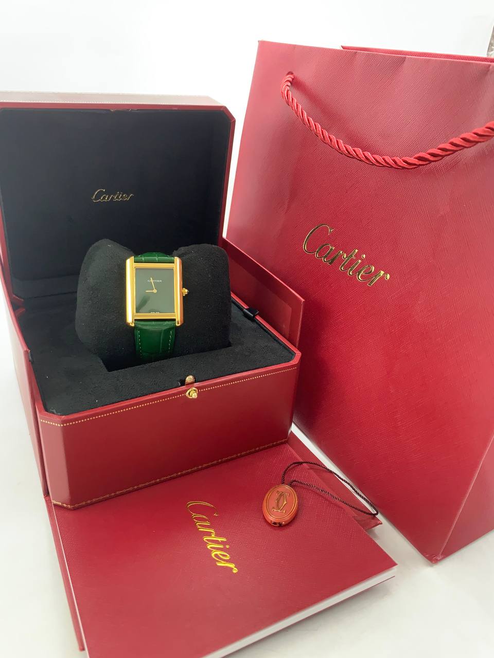 Cartier Tank Leather Strap Watch