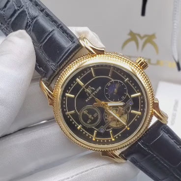 Matturi Chronograph Leather Watch