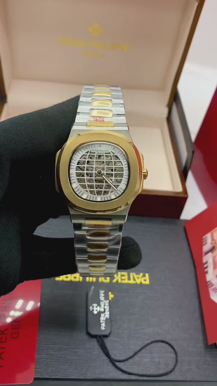 Patek Philippe Nautilus Skeleton – Two Tone Gold Edition
