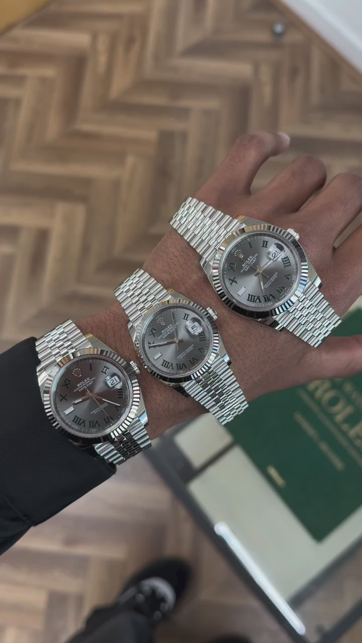 Rolex Datejust Grey Roman Dial