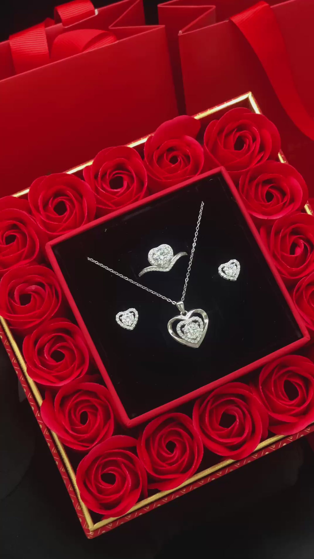 VVS Moissanite Diamond Jewelry Set