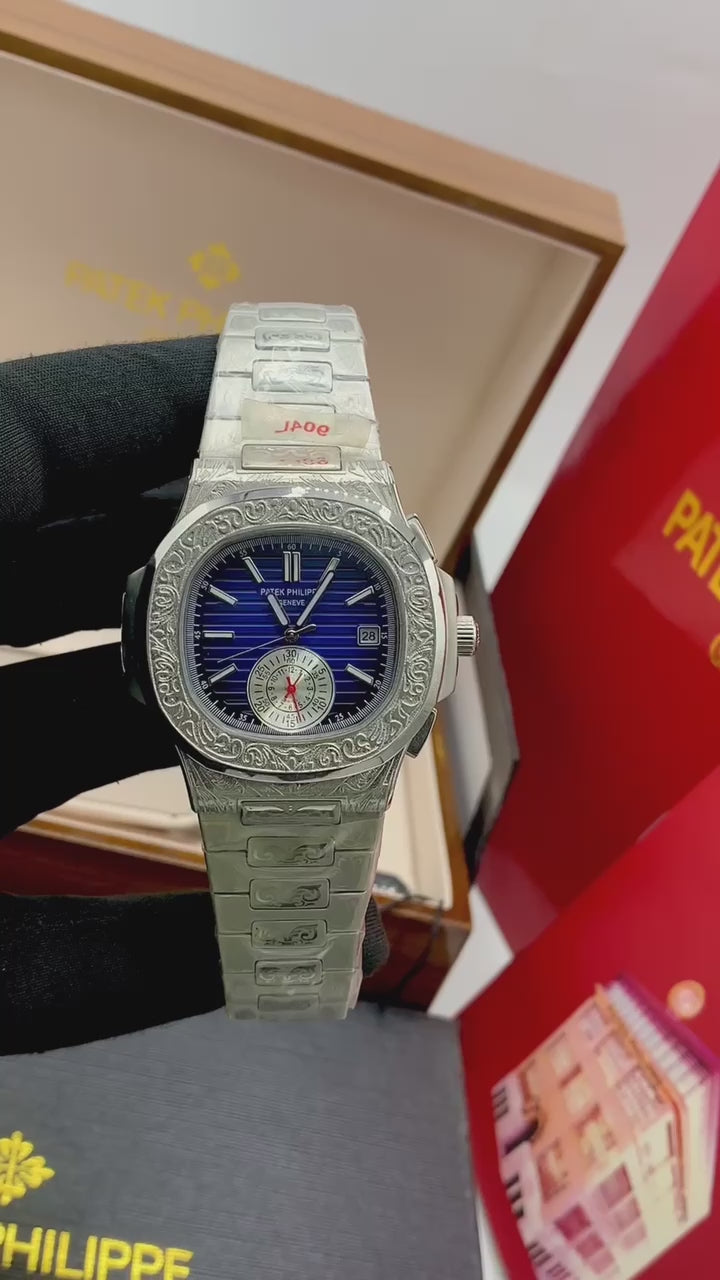 Patek Philippe Engraved Chronograph Watch