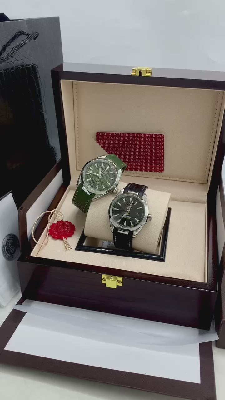 Omega Seamaster Style Rubber Strap Watch