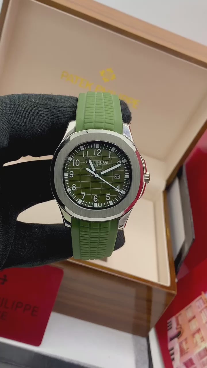 Patek Philippe Green Strap Watch