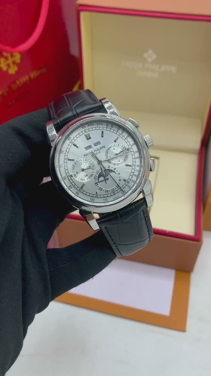 Patek Philippe Leather Strap Watch
